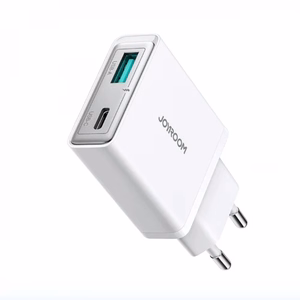 Charger Joyroom Super Slim (TCF14) (1xUSB-C;1xUSB 3A 20W) white