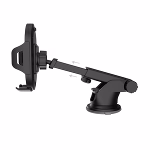 Dudao Telescopic Gravity auton tuulilasin kiinnitysteline musta (new F2S black)