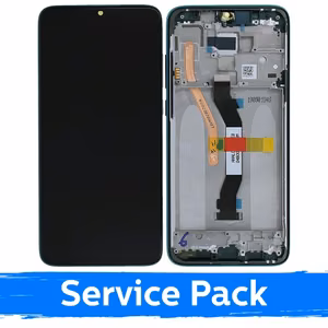 LCD-näyttö yhteensopiva Xiaomi Redmi Note 8 Pron kanssa kehyksellä / vihreä / (Service Pack)