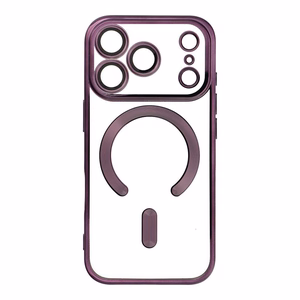 Suojakuori iPhone 17 PRO:lle Electro Mag Cover yhteensopiva MagSafen kanssa violetti