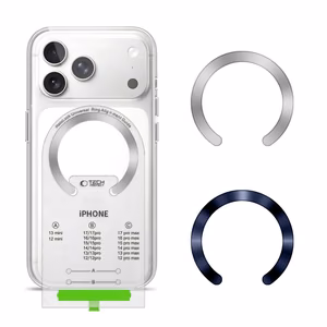 Tech-Protect MMP-210 MagSafe 2-Pack Magneettinen rengas - hopeinen / laivastonsininen
