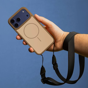 Frame Thin Mag case for iPhone 15 Pro 6,1" brown