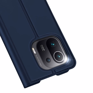 DUX DUCIS Skin Pro Kirjahylly tyyppi tapauksessa Xiaomi Mi 11 Pro sininen