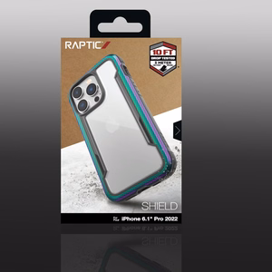 Raptic X-Doria Shield Case iPhone 14 Pro panssaroitu opaali kansi