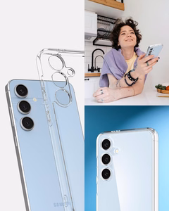 JM ANTI-BACTERIA TPU suojakuori Galaxy S24 FE läpinäkyvä