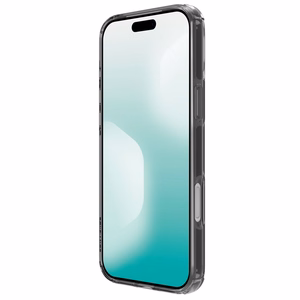 Nillkin Nature TPU Pro Suojakuori iPhone 17 Pro Max:lle - Puoliläpinäkyvä musta