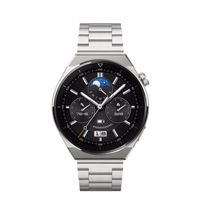 Hihna Samsung Galaxy Watchille Forcell F-Design FS06 terassolki 20 mm hopeinen