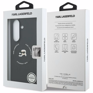 KARL LAGERFELD suojakuori SAMSUNG Z Fold7:lle KLHMZFD7PSMLRKCK MagSafe-yhteensopiva (PU K&C) musta
