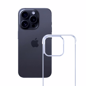 3mk Just20g Clear Case Suojakuori Apple iPhone 16 Pro:lle - läpinäkyvä