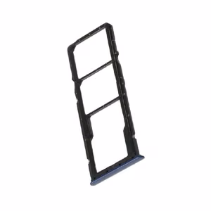 SIM card holder Huawei Y9 2018 Blue original (service pack)