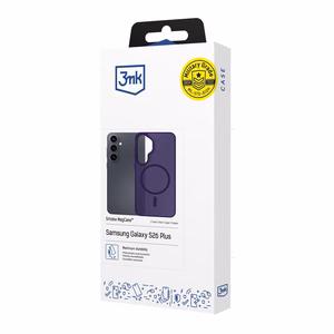 Samsung Galaxy S26+ – 3mk Smoke MagCase violetti puhelimen suojakuori