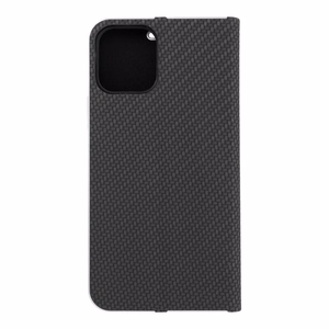 Flip-suojakuori iPhone 12 / 12 Pro:lle Luna Book Carbon musta