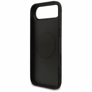 Guess Saffiano Classic Logo MagSafe suojakuori iPhone Air - musta