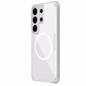 Nillkin Nature TPU Pro MagSafe yhteensopiva suojakuori Samsung Galaxy S26 Ultra:lle valkoinen