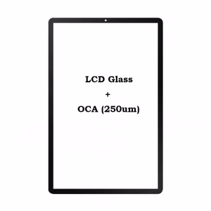 Ulompi näytön lasi, yhteensopiva "Pro+" Apple iPad Air 13 (2024):n kanssa / musta / lasi + OCA XH 250um