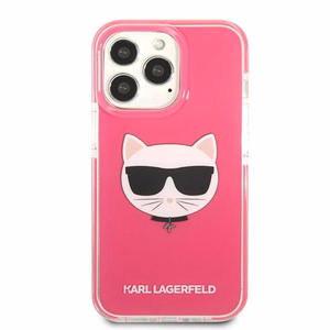 Karl Lagerfeld KLHCP13XTPECPI iPhone 13 Pro Max 6.7" kovakuori fuksia Choupette Head