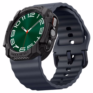 Spigen Rugged Armor Suojakuori Samsung Galaxy Watch Ultra (47mm):lle - matta musta