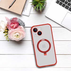 Tel Protect Magical Magsafe Stand Suojakuori iPhone 13:lle punainen