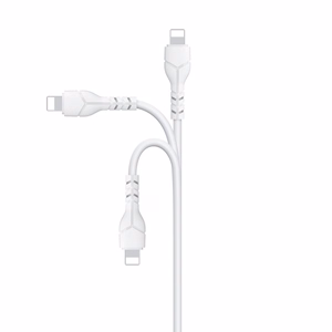 Devia cable Kintone EC143 USB - Lightning 1,0 m 2,1A white