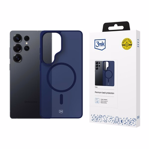 3mk Smoke MagCase Samsung Galaxy S25 Ultra:lle sininen-puoliläpinäkyvä