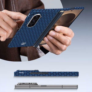 Benks Magnetic Armor Grid Air Grand Combo -suojakuori Samsung Galaxy Z Fold 8 Ultra:lle, sininen (C.K.FL.SA.BE.S051)