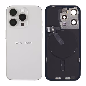 Takakuori yhteensopiva iPhone 15 Pro Max / White Titanium / (kaikki osat sisältyvät) / OEM