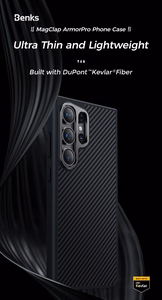 Benks Magnetic Armor Pro Kevlar Case 600D (0041) for Samsung Galaxy S24 Plus black