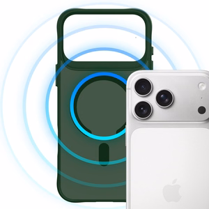 3mk Smoke MagCase - suojakuori iPhone 17 Pro:lle - vihreä-läpikuultava