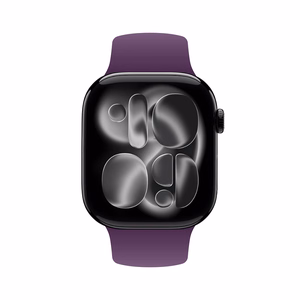 Crong Liquid strap for Apple Watch 44 / 45 / 46 / 49 mm, plum