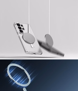 Ringke Fusion Magnetic MagSafe Suojakuori Samsung Galaxy S26 Ultralle - Läpinäkyvä