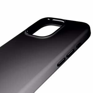 Puro Icon Mag Pro MagSafe Silikoninen Suojakuori iPhone 16 Prolle - tummanharmaa