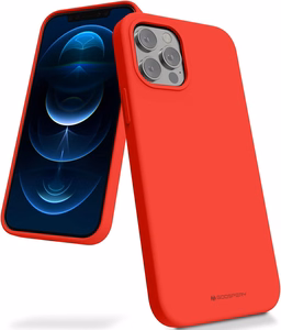 Mercury Silicone Suojakuori Samsung S23 Plus 5G punainen