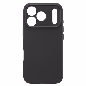Liavec Silk Shield suojakuori metallisella kamerakehyksellä Iphone 17 Pro -puhelimelle musta