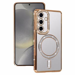 Bling MagSafe Suojakuori Samsung Galaxy A26 5G:lle kultainen