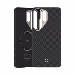 Benks Magnetic Armor Air Armor Grid Kevlar Case Metal Frame 600D (E050) Samsung Galaxy S26 Ultra -puhelimelle musta