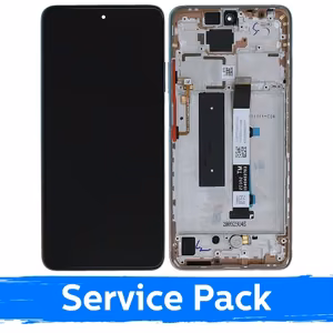 LCD-näyttö yhteensopiva Xiaomi Mi 10T Lite 5G kehyksellä / Rose Gold Beach / (Service Pack)