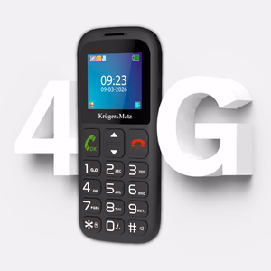 Krüger&Matz Simple 923 – 4G-matkapuhelin senioreille (KM0923-4G)