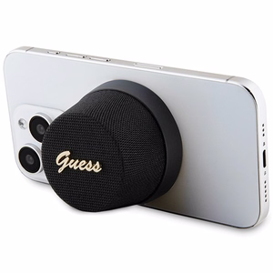 Guess Magnetic Script Metal Bluetooth speaker - black