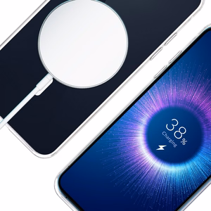 3mk Clear MagCase Suojakuori Apple iPhone 14 Plus:lle - läpinäkyvä