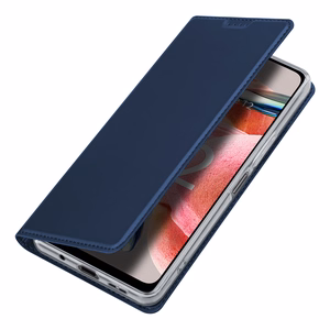 Dux Ducis Skin Pro Suojakuori Xiaomi Redmi Note 12:lle läppäkansi kortti Lompakko jalusta sininen