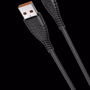 VEGER kaapeli USB A - Type C 2,4A V104 1,2 m musta