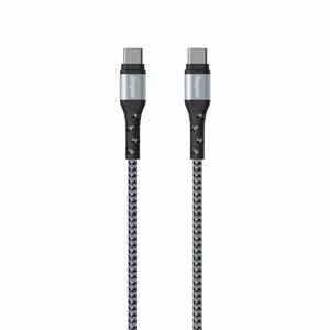 Energizer Ultimate C521CKSL USB-C–USB-C-lataus- ja datakaapeli, 2 m, hopeanvärinen