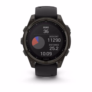 Garmin Fenix 8 Sapphire Solar älykello, musta/harmaa 010-02906-11