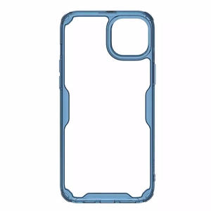 Nillkin Nature Pro TPU Suojakuori iPhone 15 Plus:lle läpinäkyvä sininen