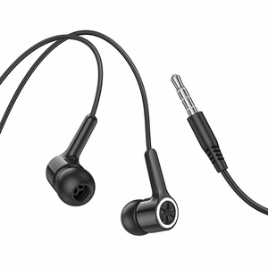 Hoco M104 langalliset nappikuulokkeet Jack 3,5mm - musta