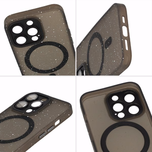 Tel Protect Magnetic Splash Frosted Case for Iphone 15 Black