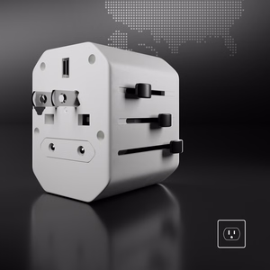 SBS TEADAPTUSBTCUNI USB-C USB-A Universaali Matkasovitin - valkoinen