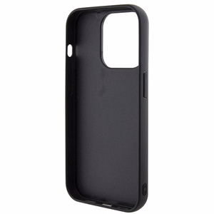 Guess Disco Metal Script Suojakuori iPhone 15 Pro:lle - musta