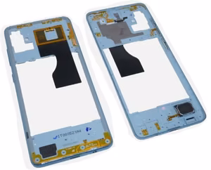 Middle housing Samsung A515 A51 2019 Prism Crush Blue with buzzer and side buttons original (used Grade B)