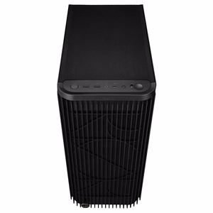 ASUS ProArt PA401 – mid-tower PC case with tempered-glass side panel and PWM fans, black